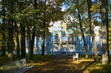 catherine park Hermitage Pavyonu. Tsarskoe selo, Rusya Federasyonu