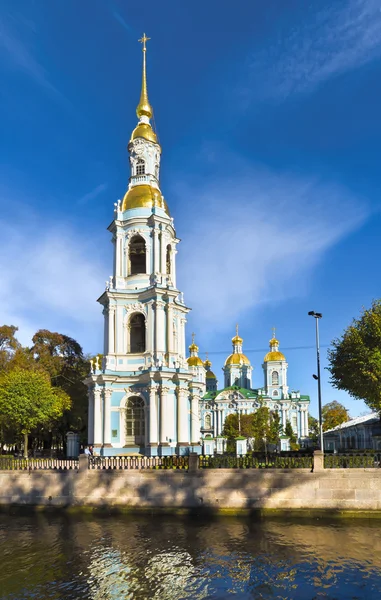 Catedral Naval de San Nicolás, San Petersburgo, Rusia — Foto de Stock