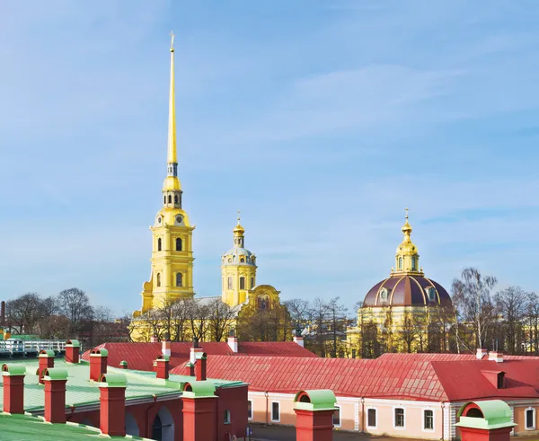 Peter a paul katedrála. St.-petersburg, Rusko — Stock fotografie