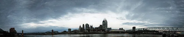 Cincinnati, ohio editoryal Panoraması — Stok fotoğraf