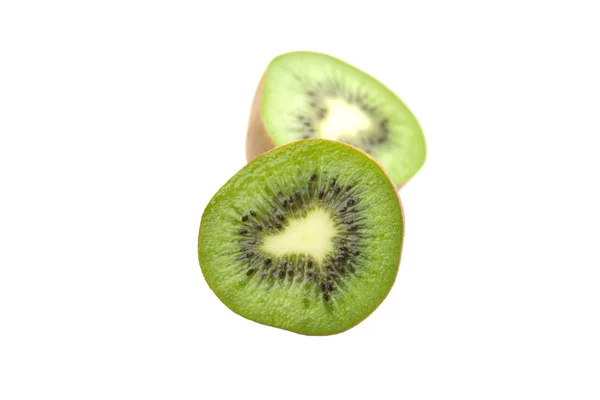 Kiwi isolato su fondo bianco — Foto Stock