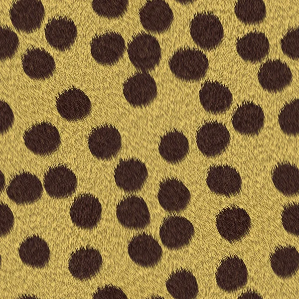 Cheetah fur repeating pattern tile — Stock Photo, Image