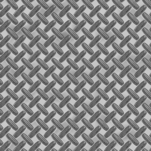 Enormous sheet of diamond plate metal — Stock Photo, Image