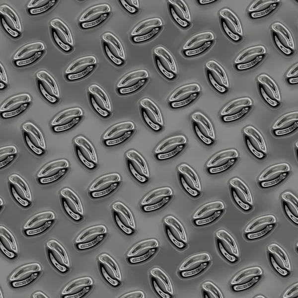 A large sheet of nice shiny chrome tread plate — Stock Photo, Image