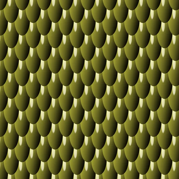 Verde-oliva Squama fundo com padrão fractal — Fotografia de Stock