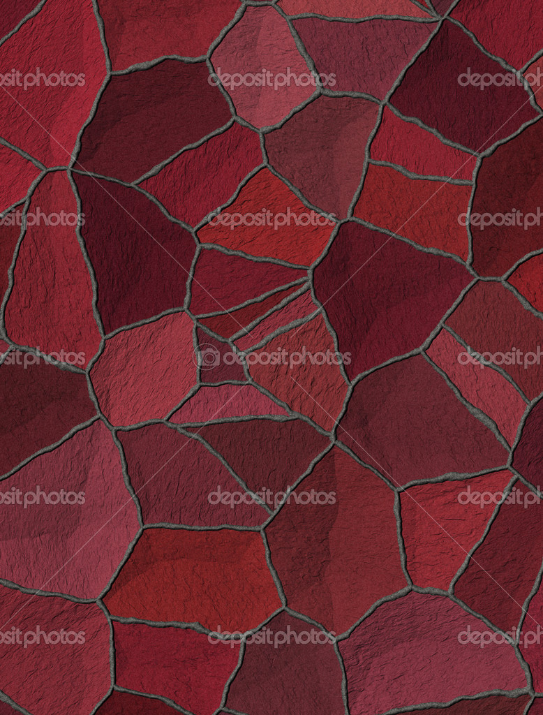 Background texture of red modern cobblestone pavement — Stock Photo