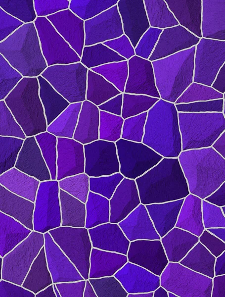 Violetta trencadis piastrelle rotte mosaico — Foto Stock