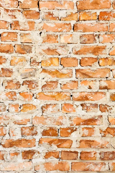 Old red brick wall backgrounds — Stock Photo, Image