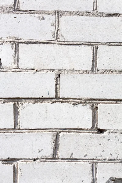 White brick wall texture or background — Stock Photo, Image