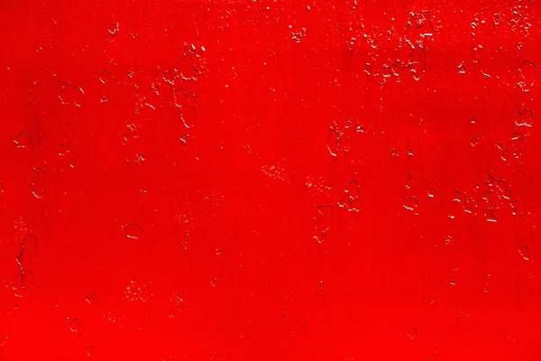 Sfondo astratto di vecchia vernice rossa sulla superficie metallica — Foto Stock