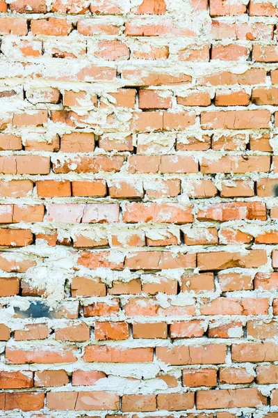 Old red brick wall backgrounds — Stock Photo, Image