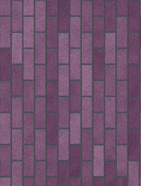 紫色砖墙 — 图库照片