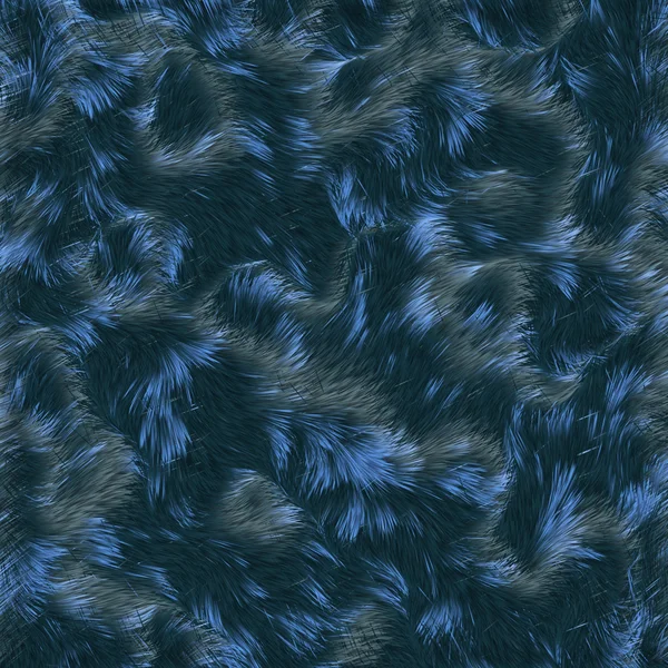 Texture de fourrure bleue au fond — Photo