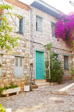 Marmaris caddelerinde güzel manzarasına. Marmaris Türkiye'de popüler bir turistik yer.