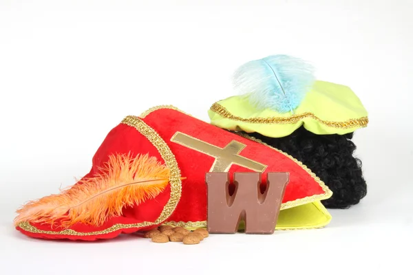 Schoenen zetten voor sinterklaas vooravond — Stockfoto