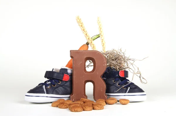 Schuhe für den Sinterklaas — Stockfoto