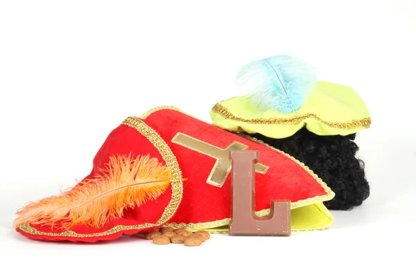 Putting shoes for Sinterklaas eve — Stock Photo, Image