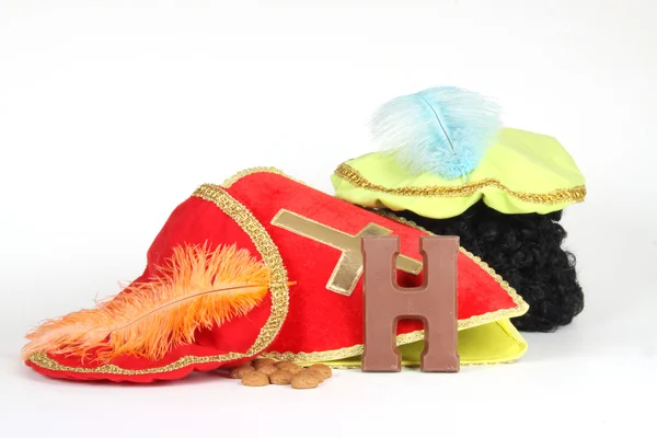 Putting shoes for Sinterklaas eve — Stock Photo, Image