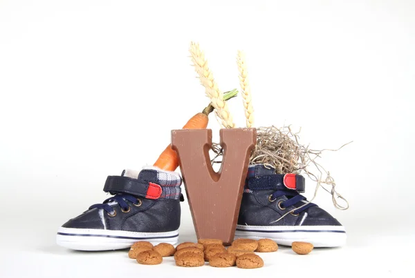 Schuhe für den Sinterklaas — Stockfoto