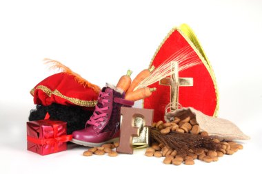 Ayakkabı sinterklaas Havva için koyarak