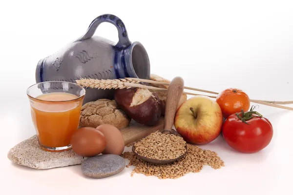 Brot und Frühstück — Stockfoto