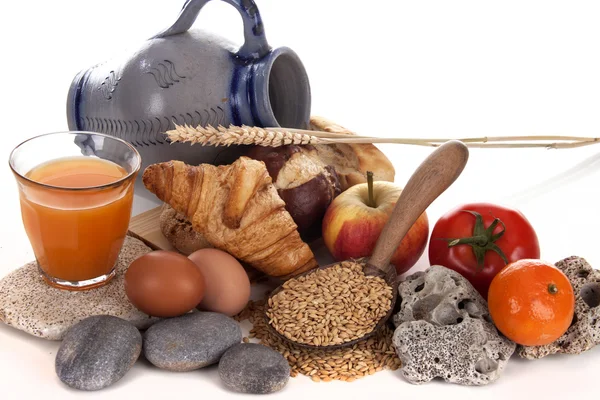 Pane e colazione — Foto Stock