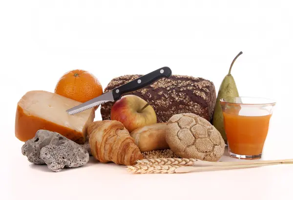 Brot und Frühstück — Stockfoto