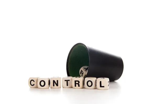 Control in dices — Stock Photo, Image