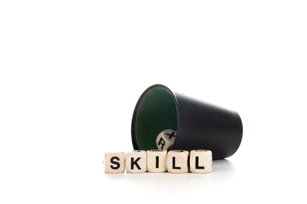 Skill in dices — Stock Photo, Image