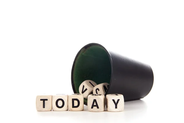 Goodday in dices — Stock Photo, Image