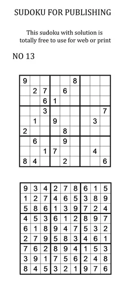 Sudoku. — Zdjęcie stockowe