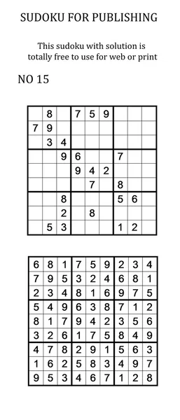 Sudoku. — Zdjęcie stockowe