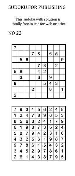 Sudoku. — Zdjęcie stockowe