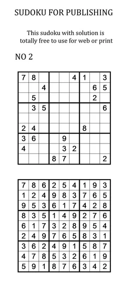 Sudoku. — Zdjęcie stockowe