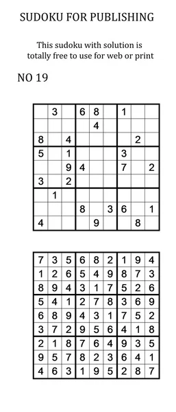 Sudoku — Photo