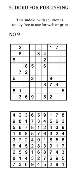 Sudoku. — Zdjęcie stockowe