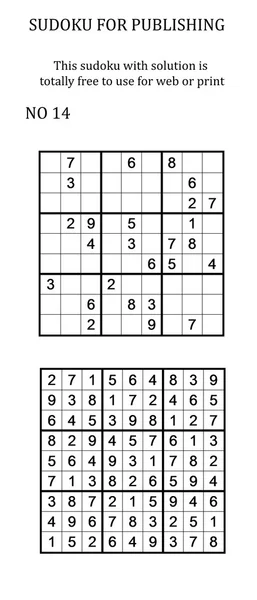 Sudoku Stockbild