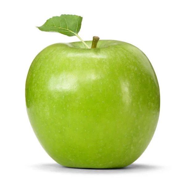 Apple with leaf — Stock Photo, Image