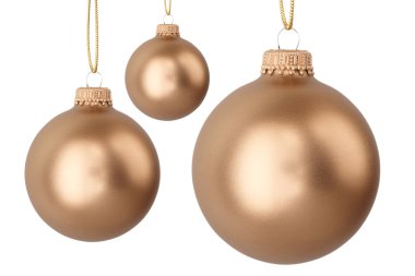 Altın Noel topları