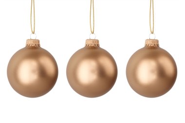 Altın Noel topları