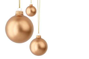 Altın Noel topları