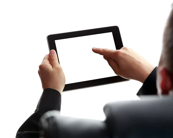 Digital tablet in hands — Stock Photo, Image