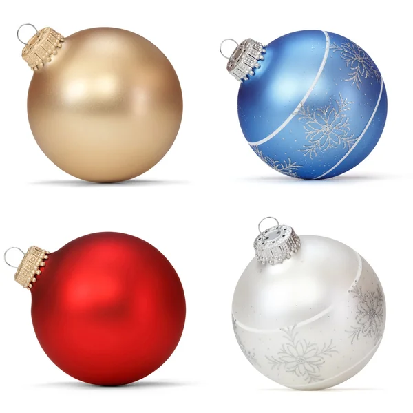 Set de bolas de Navidad — Foto de Stock