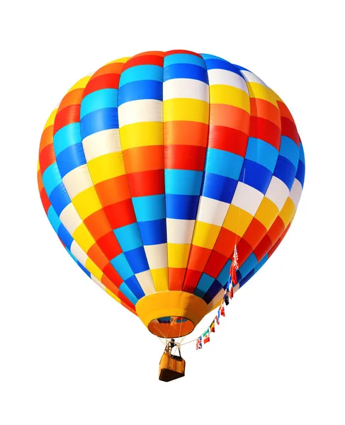 Hete luchtballon geïsoleerd — Stockfoto