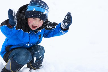 kar ile çocuk