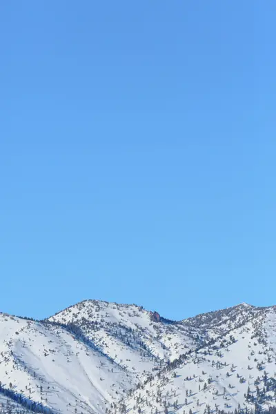 雪の山 ストック画像