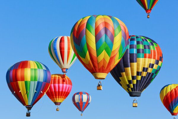 Hot air balloons