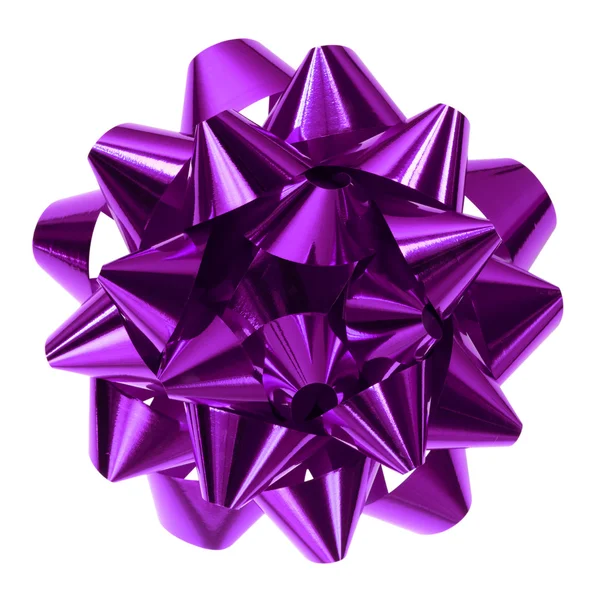 Purple bow — Stock Photo, Image