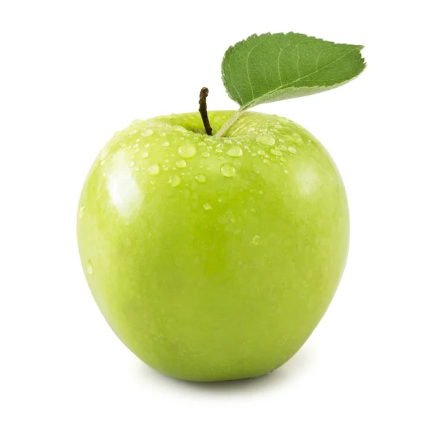 Grönt äpple — Stockfoto