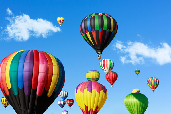 Hot air balloons